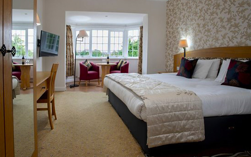 Room with modern amenities at Northop Hall