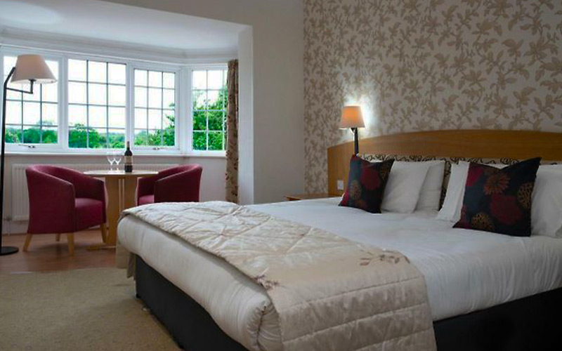 Comfortable and stylish hotel room at Northop Hall