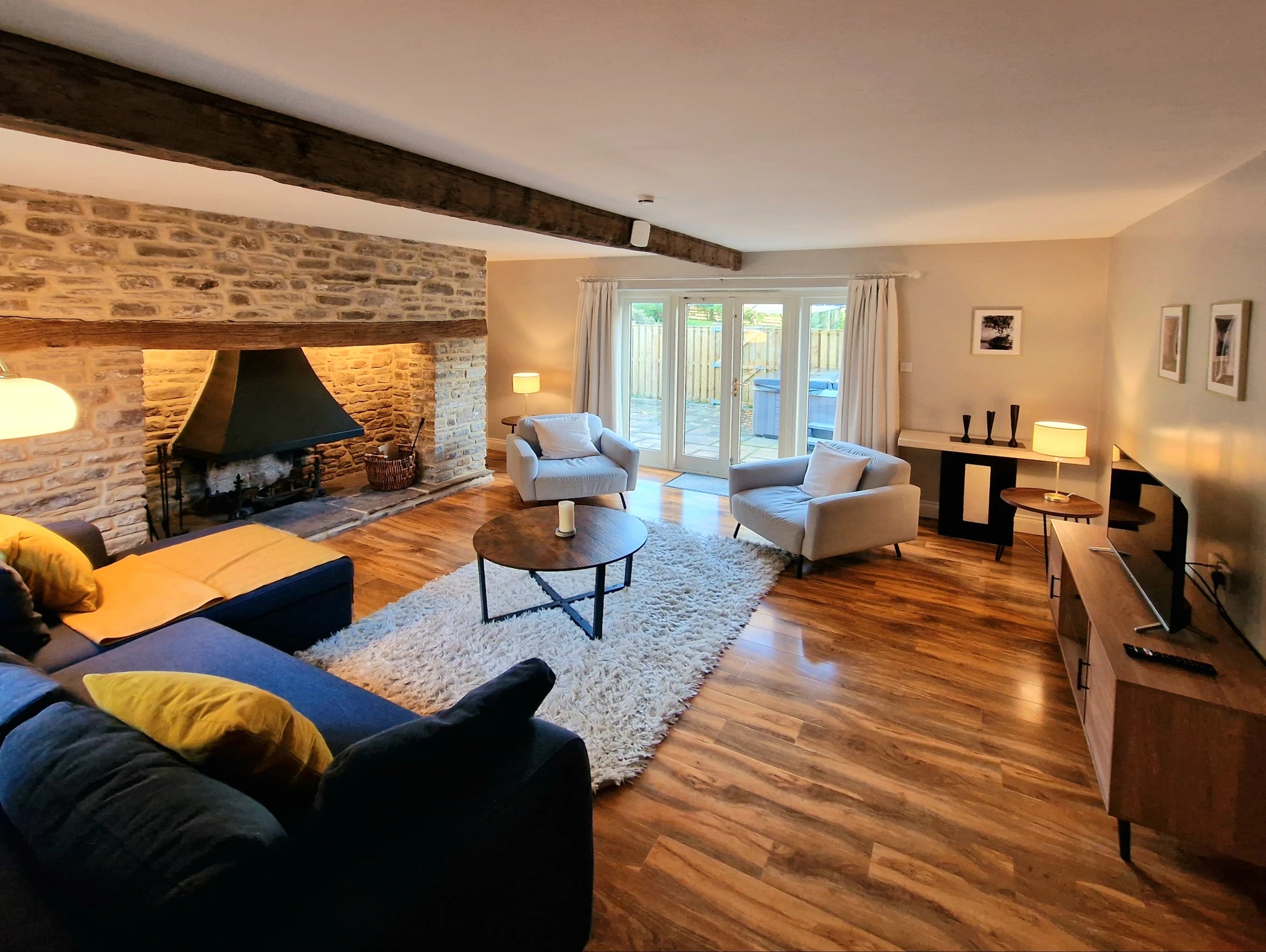 Living room in Colleton cottage