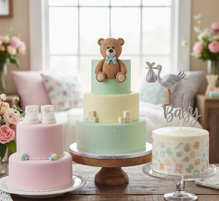 babyshower cake design for girls and boys