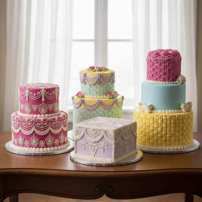 Vintage Lambeth Piping