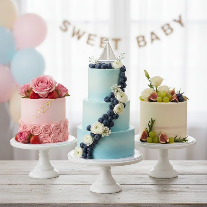 Fruit and Floral Mix Cakes