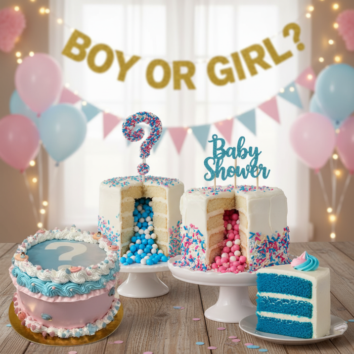 Baby Shower Cake Ideas for Gender Reveal