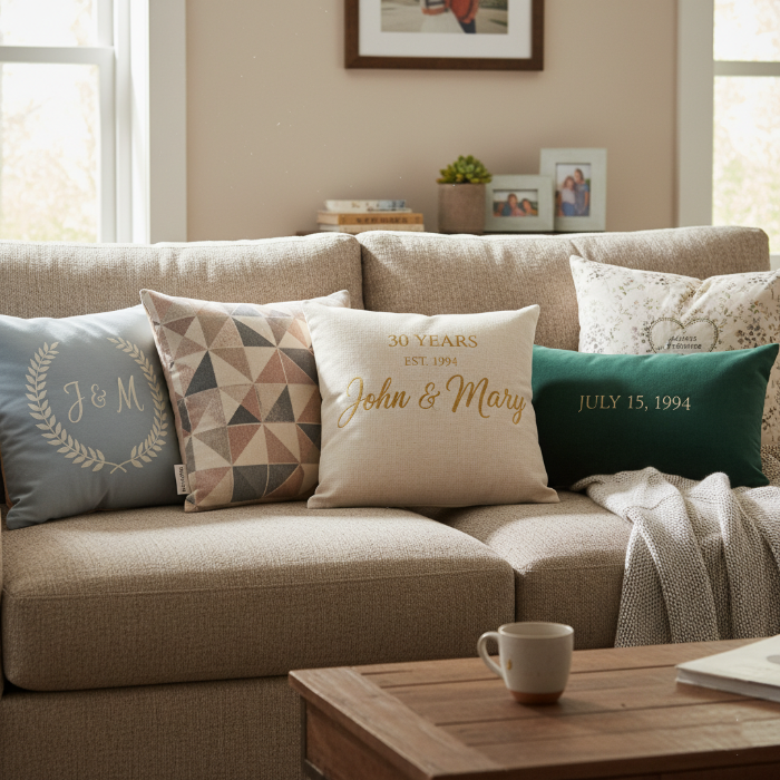 Anniversary Cushion Perfect 30th Wedding Anniversary Gifts & Celebration Ideas