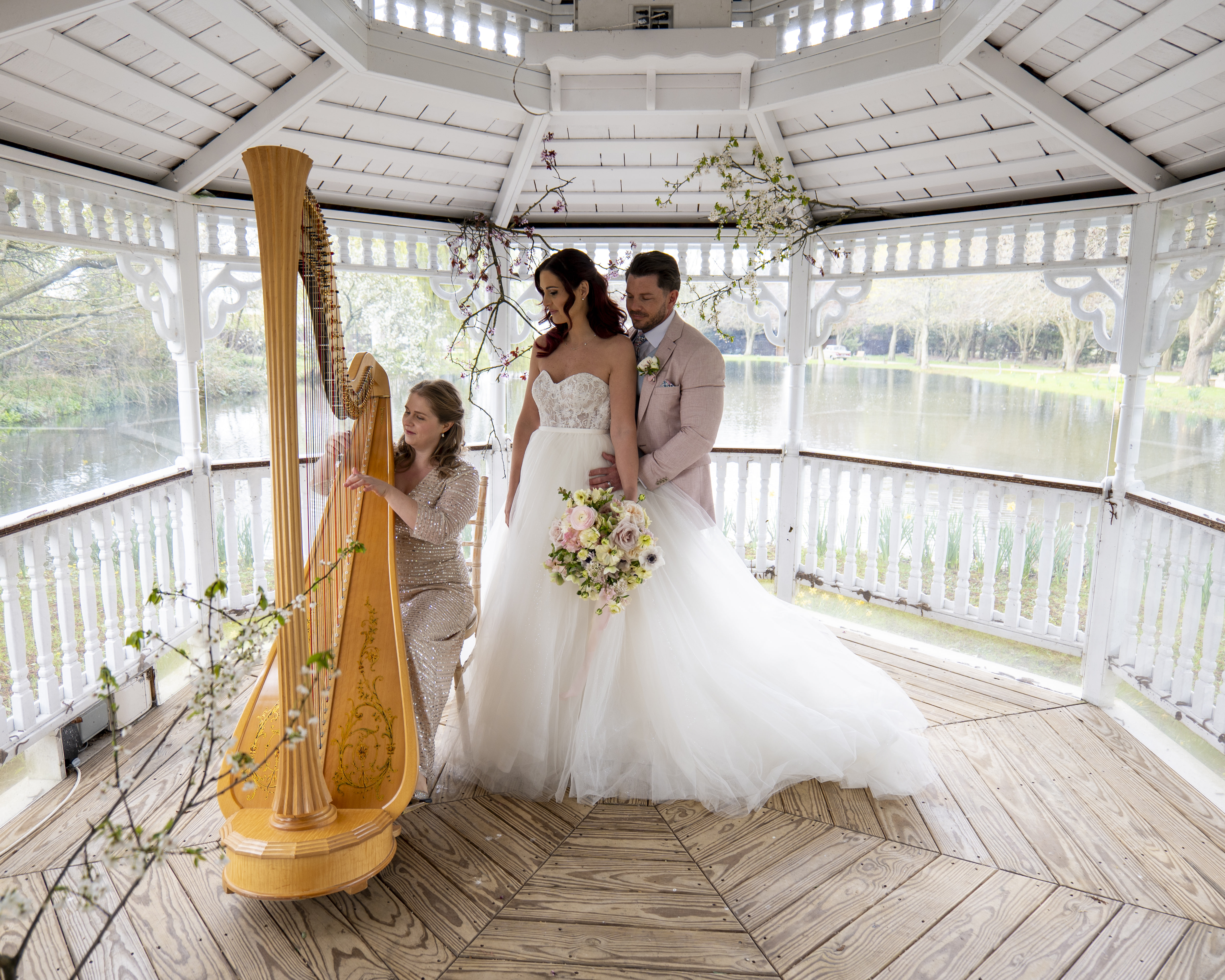 Bride with Harp