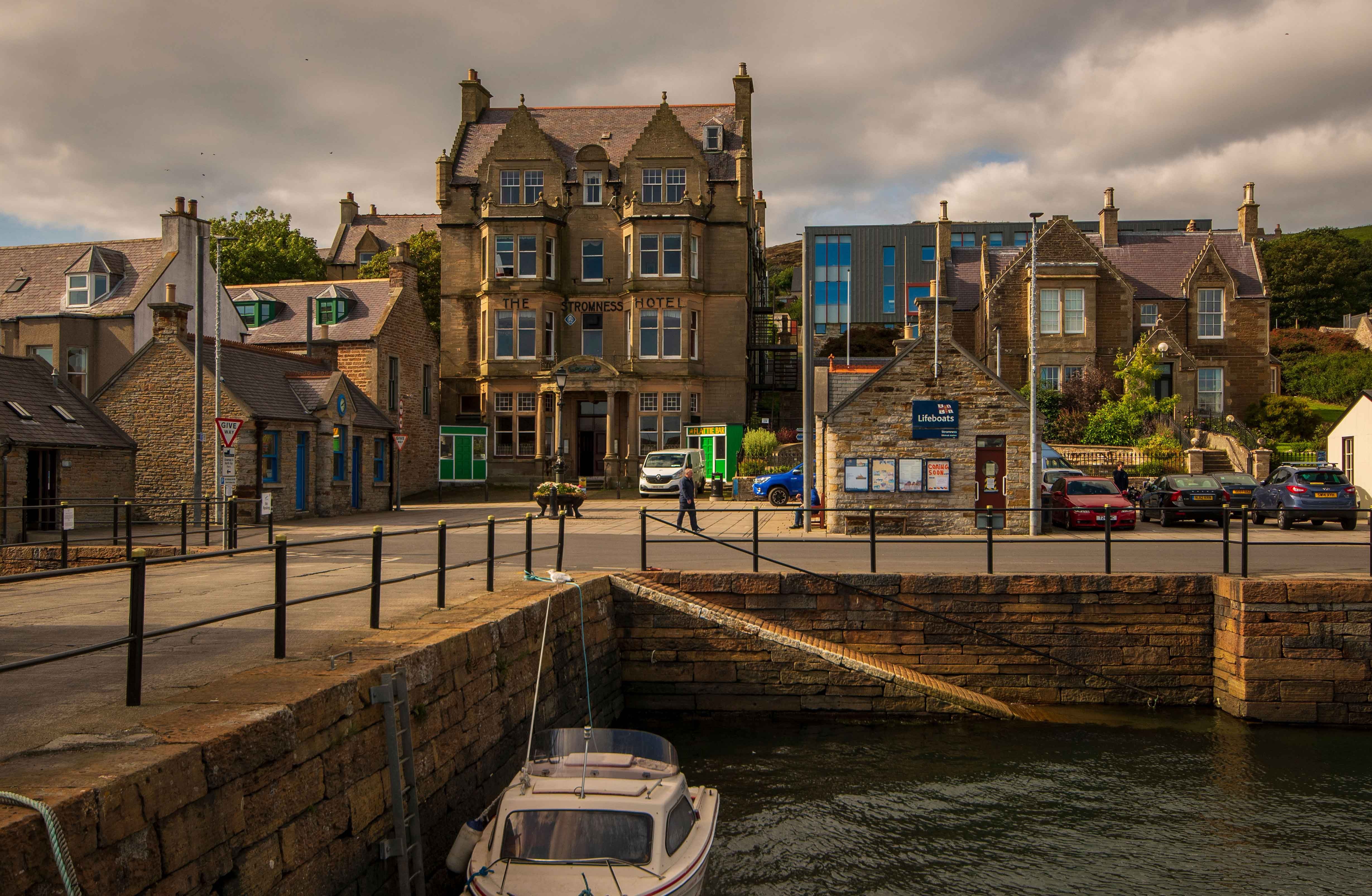 Flattie in a Teacup near Stromness harbour