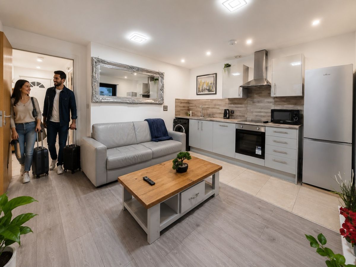 Our one-bedroom apartment on Benson Street