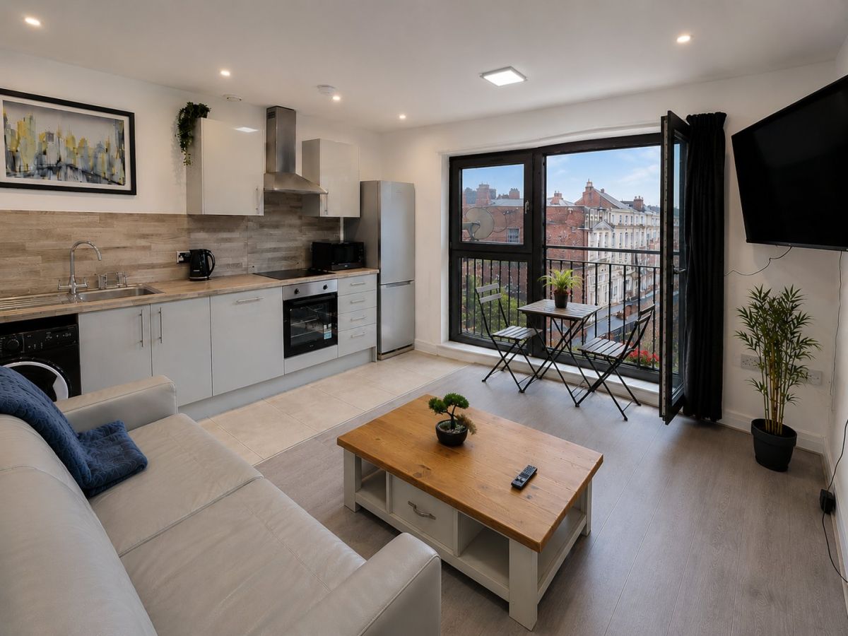 Sidemersey Livings serviced apartment interior, Liverpool city centre