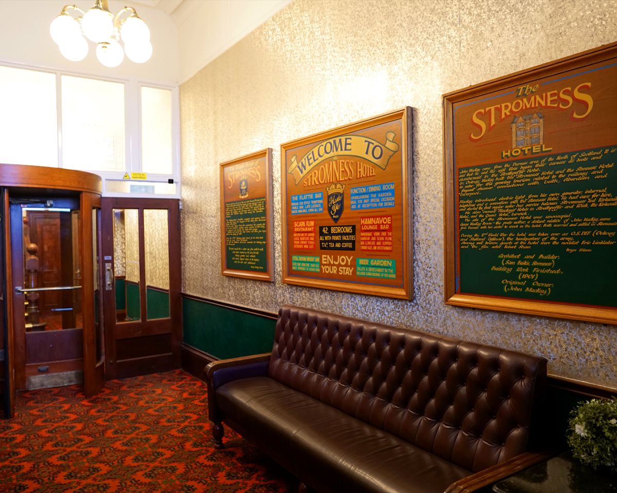 Food and dining at The Stromness Hotel
