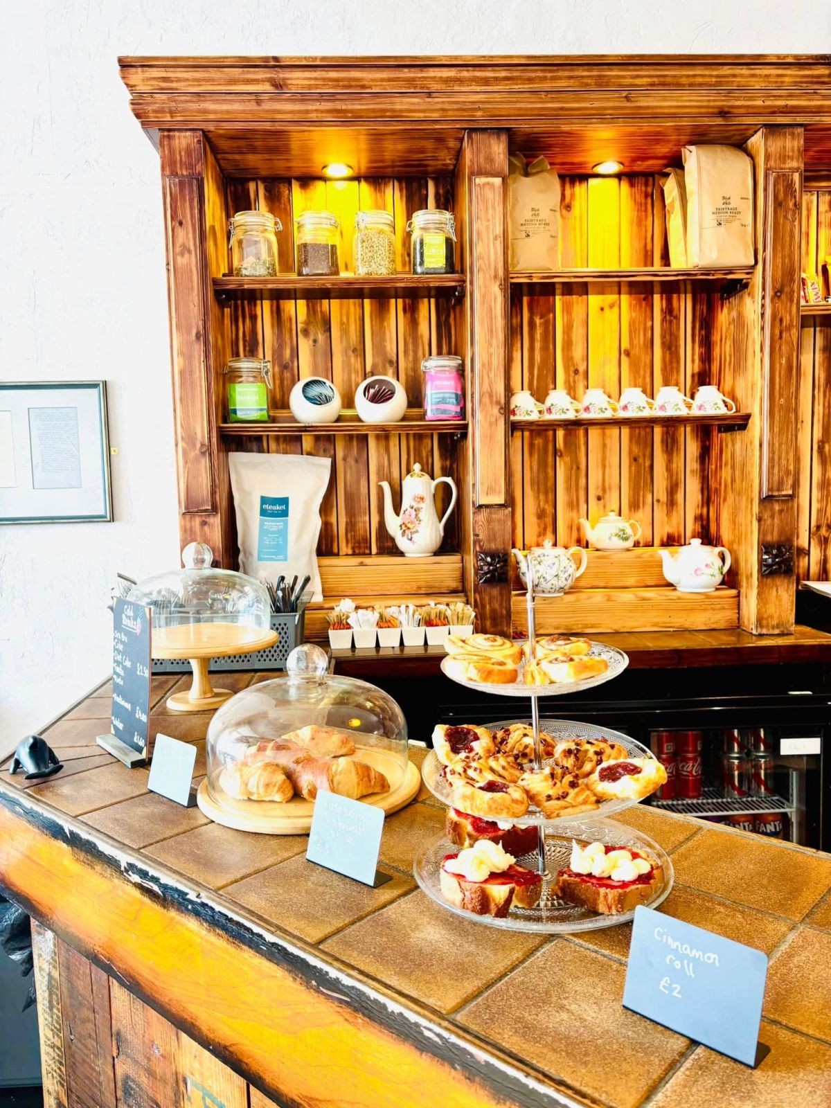 Barista drinks at The Stromness Hotel café