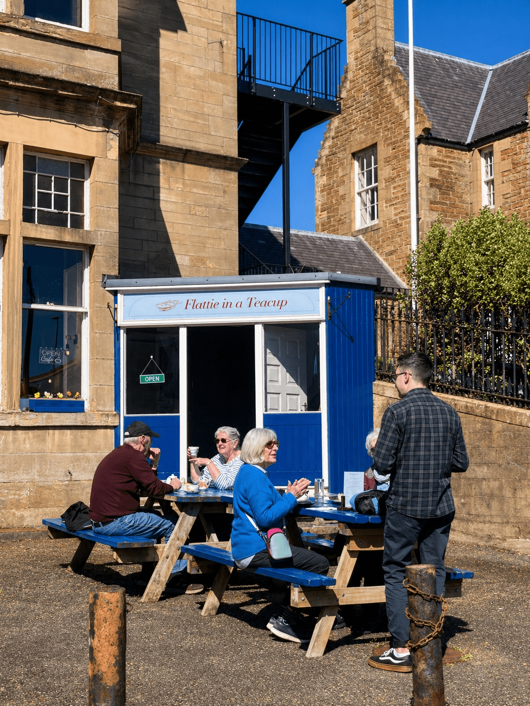 Food and drink setting at The Stromness Hotel