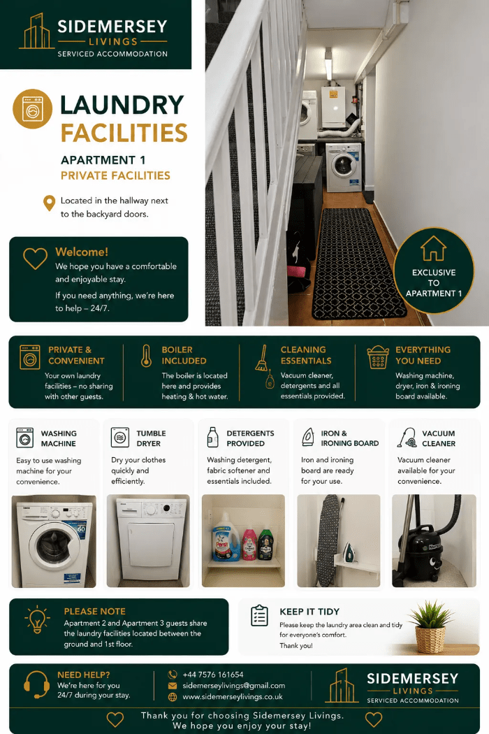 laundry facilities