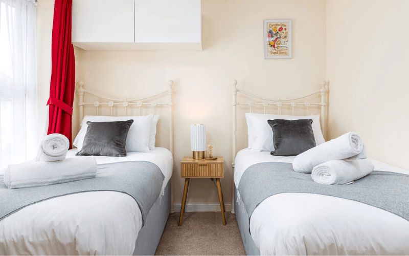 Comfortable short-term rental interior