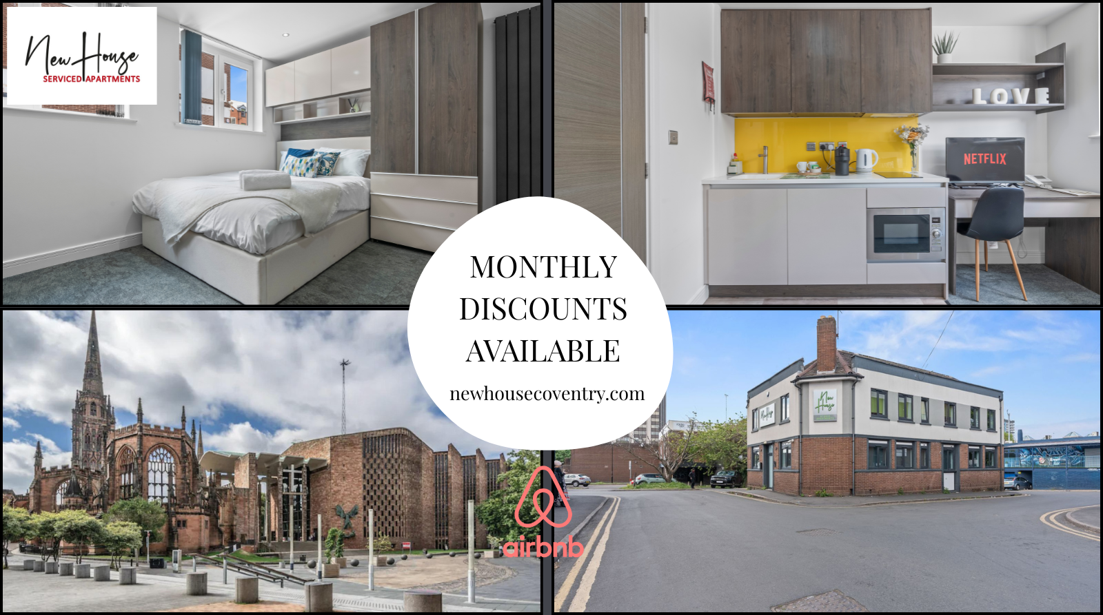 New House Serviced Apartments 7 in Hertford Pl CV1 3JZ - Property image 2 - VivreStays