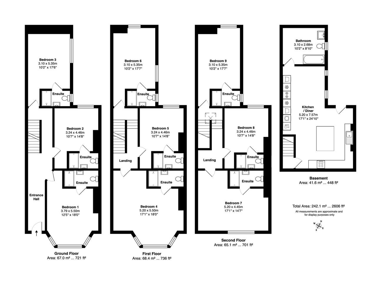 Eleven on Dragon | Private Double Room | Central 1 in 11 Dragon Parade HG1 5BZ - Property image 26 - VivreStays